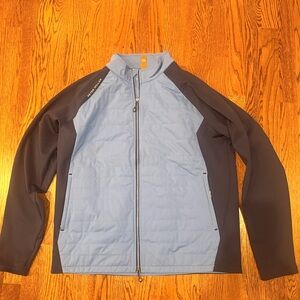 Peter Millar Light Blue and navy Performance Jacket XL like new